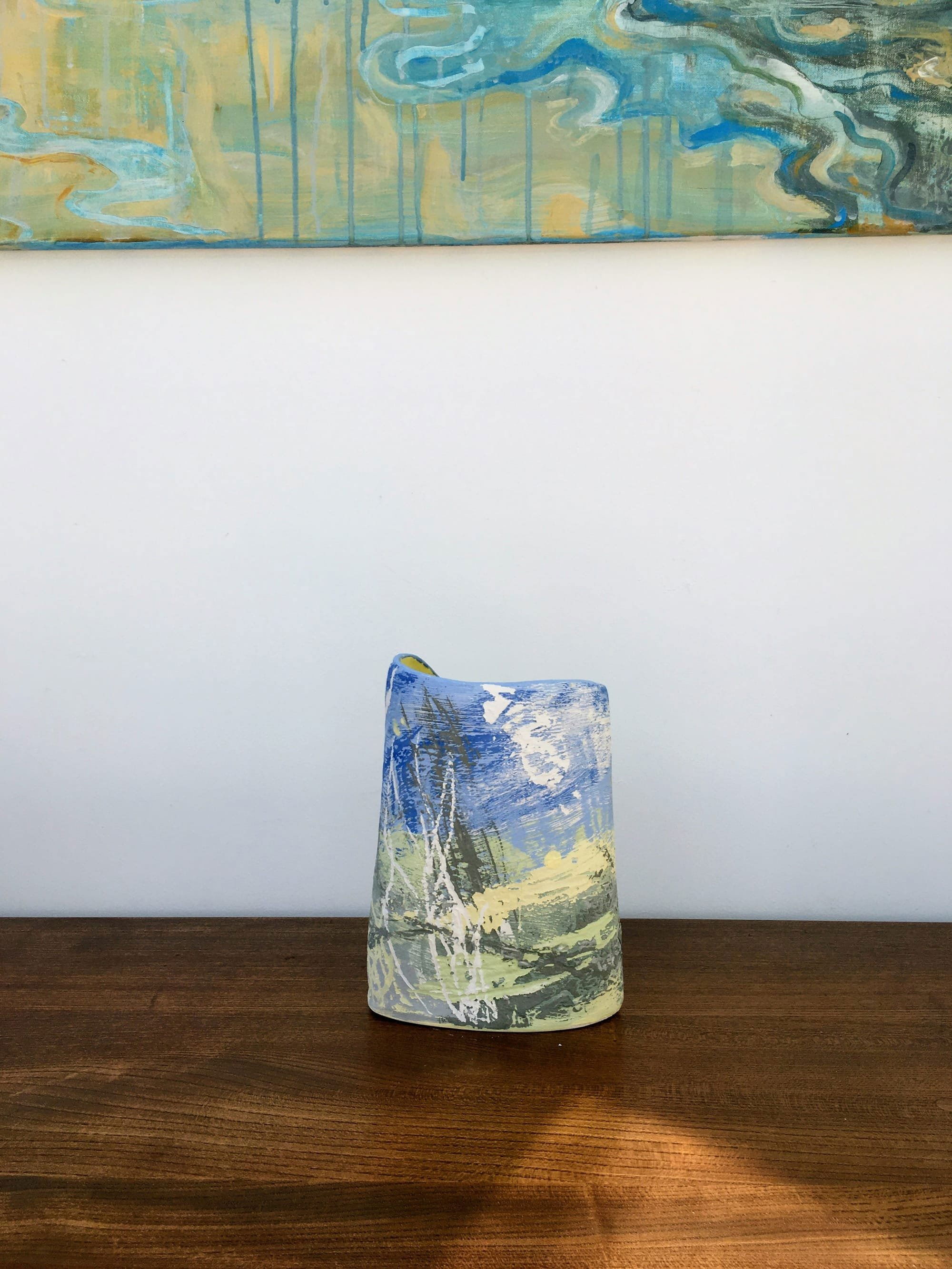 land and Sky - medium vase