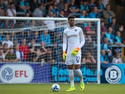 Jamal Blackman has got the gloves on