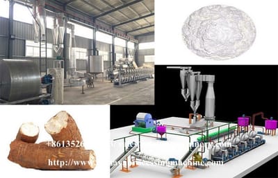 Cassava starch production process