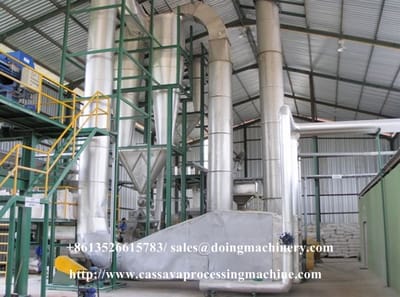 Cassava flour production in Nigeria