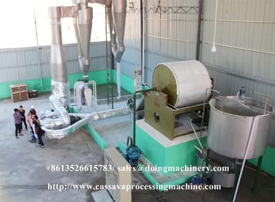 Cassava starch production business cassava starch making machine