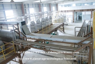 Cassava starch production machine in Nigeria