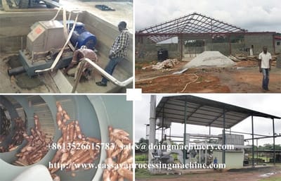 Cassava starch production process main machines