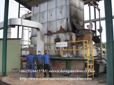 Cassava flour processing plant design machines