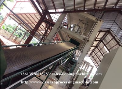 Cassava starch processing plant cassava starch production process