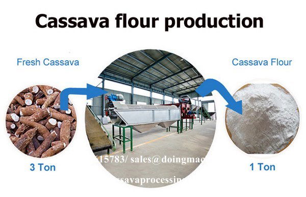 High quality cassava flour production equipments for sale