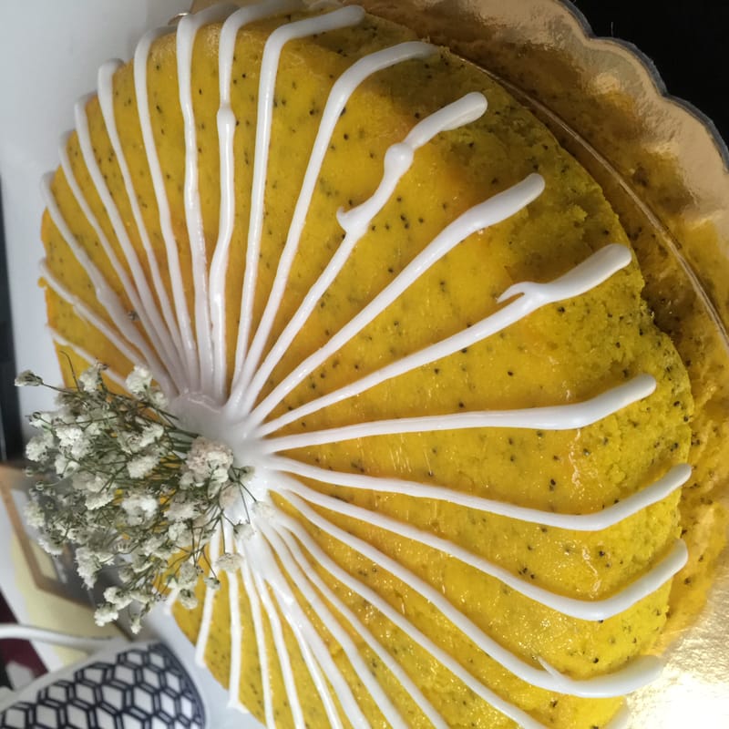 Lemon & poppy seeds cake - كيك الليمون بذرة الخشخاش