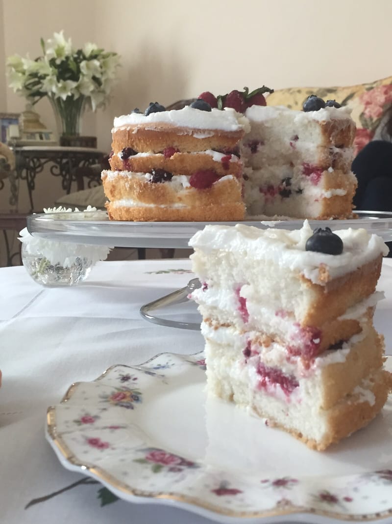 Snow white cake - سنو وايت كيك