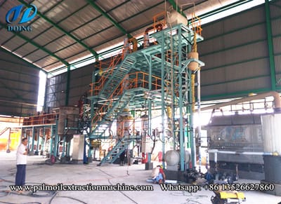 Indonesia customer's 5tpd palm oil physical refinery plant successfully installed
