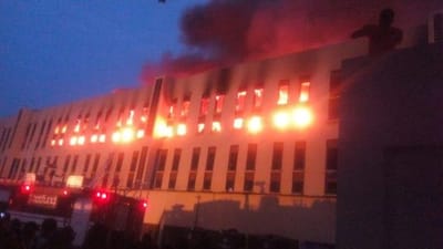 Photos: Fire outbreak at Yabatech female hostel