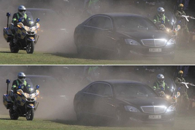 The man who refused to give way to President Mugabe's convoy has been jailed for 30 months