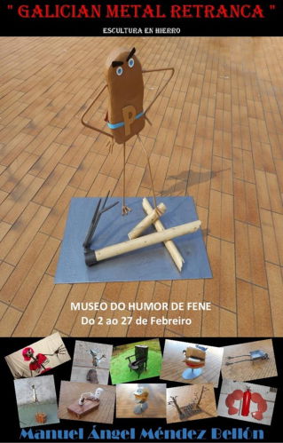 Exposición "Galician metal retranca", de Manuel Bellón (Fene9