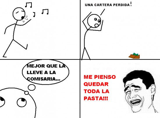 Objetos perdidos y carteras devueltas