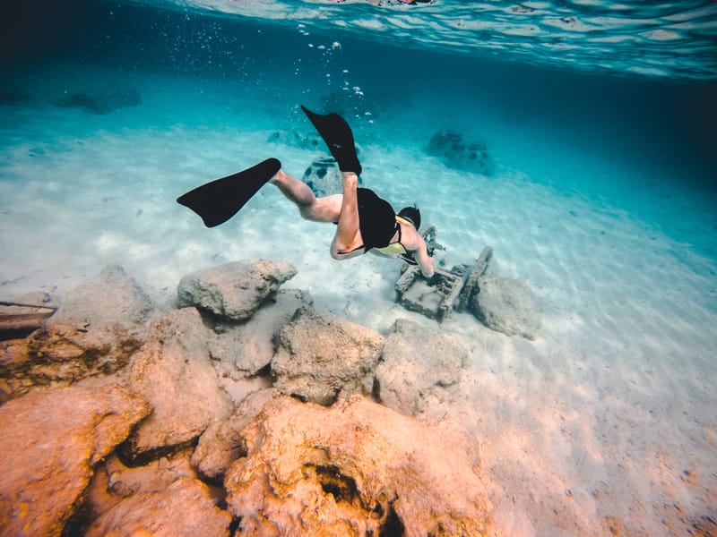 Snorkeling at Hermitaño Beach