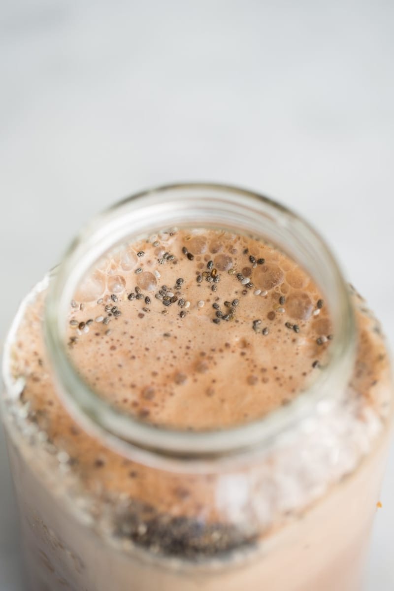 Pudin Mocha-Chía 100% Vegetal