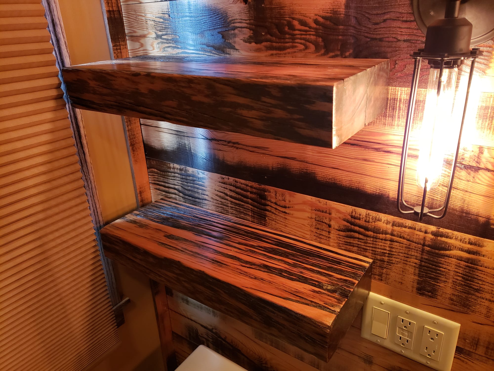 Floating Beam Shelves