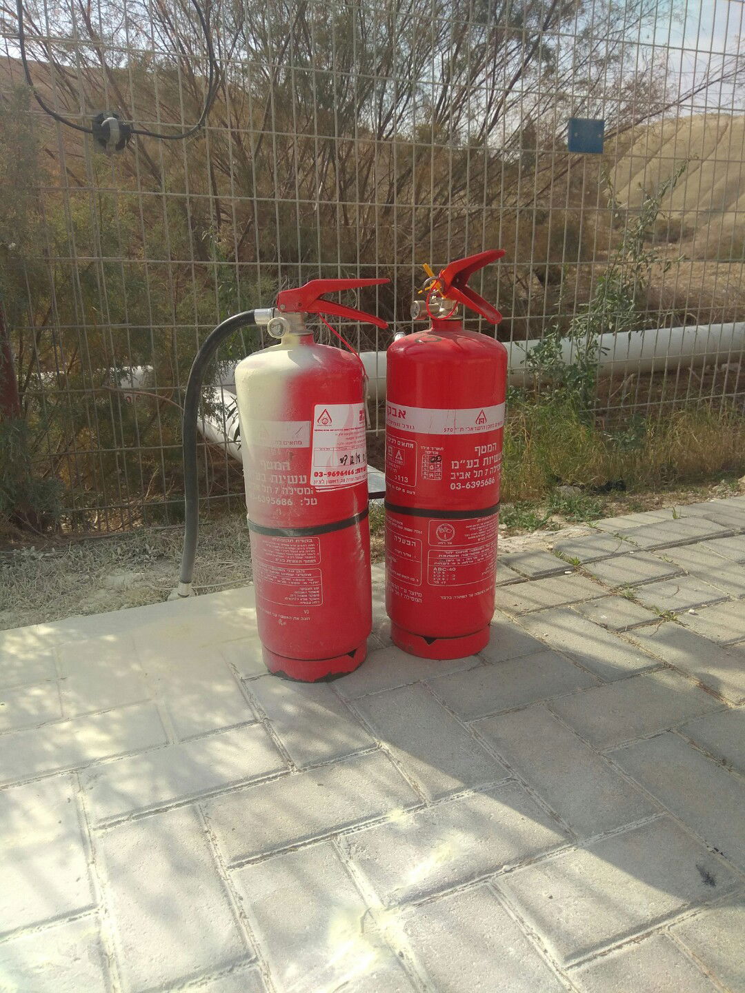 מעבר אלנבי למדו להתמודד עם שריפות וכיצד לכבות שריפות