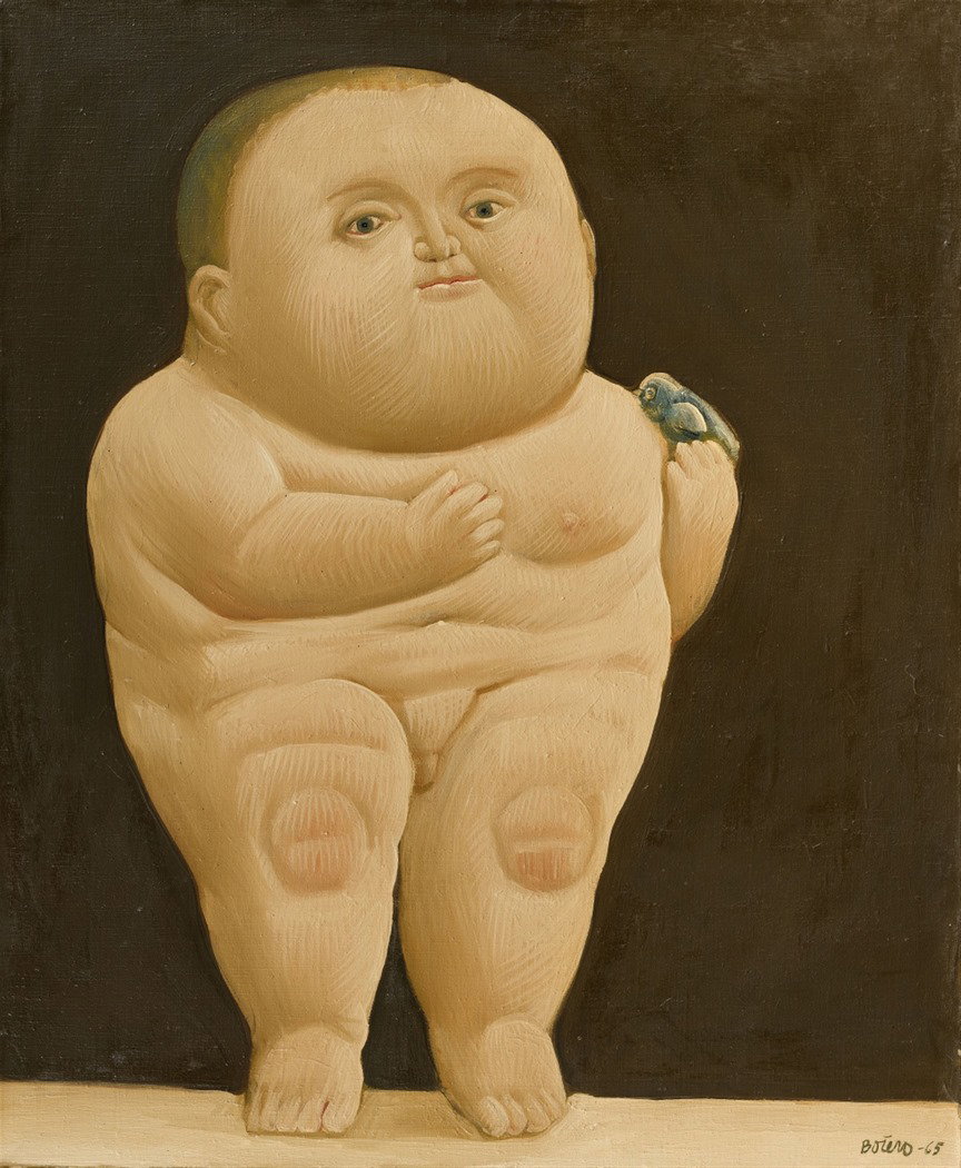 57. Niño con un pájaro