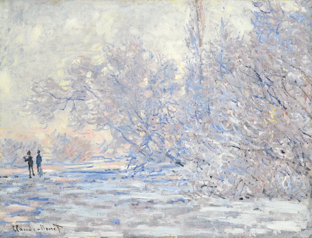 Le givre a Giverny