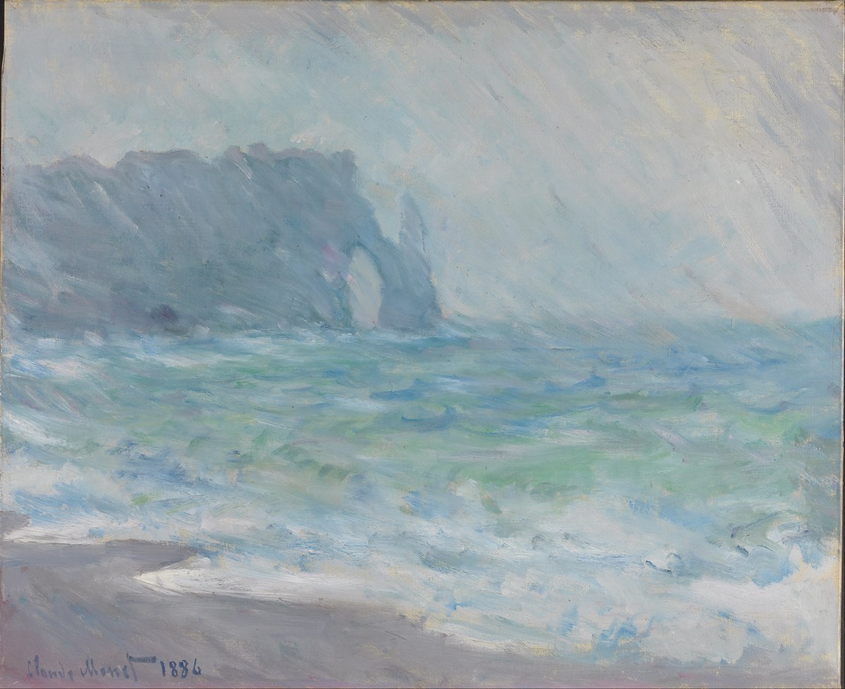 Regnvær, Etretat