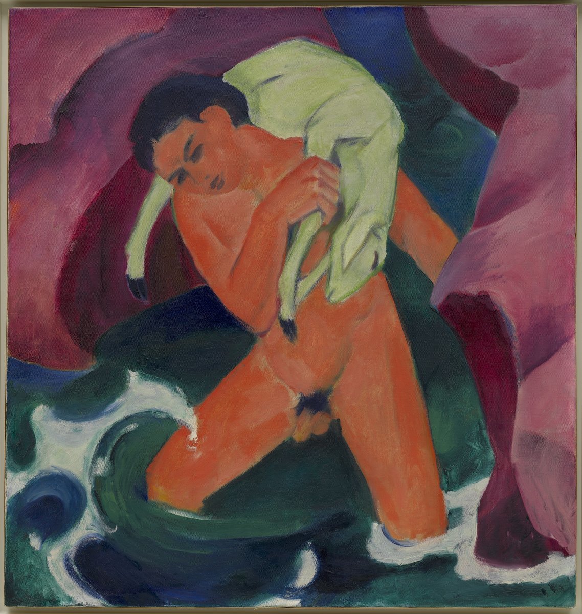 Young Boy with a Lamb