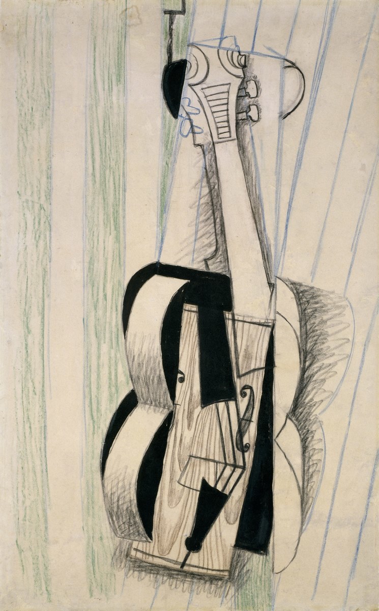 Violin Hanging on a Wall