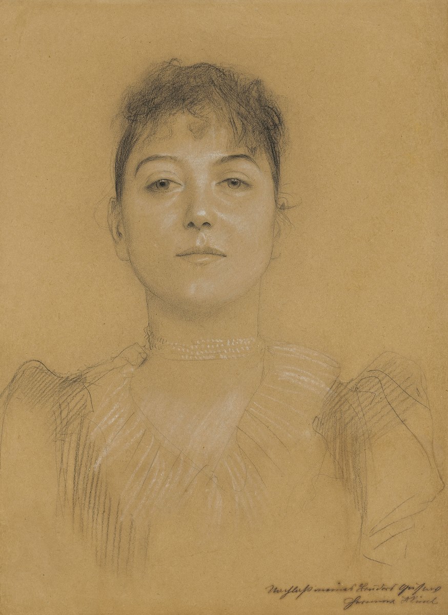 Drawings - Porträt einer Frau