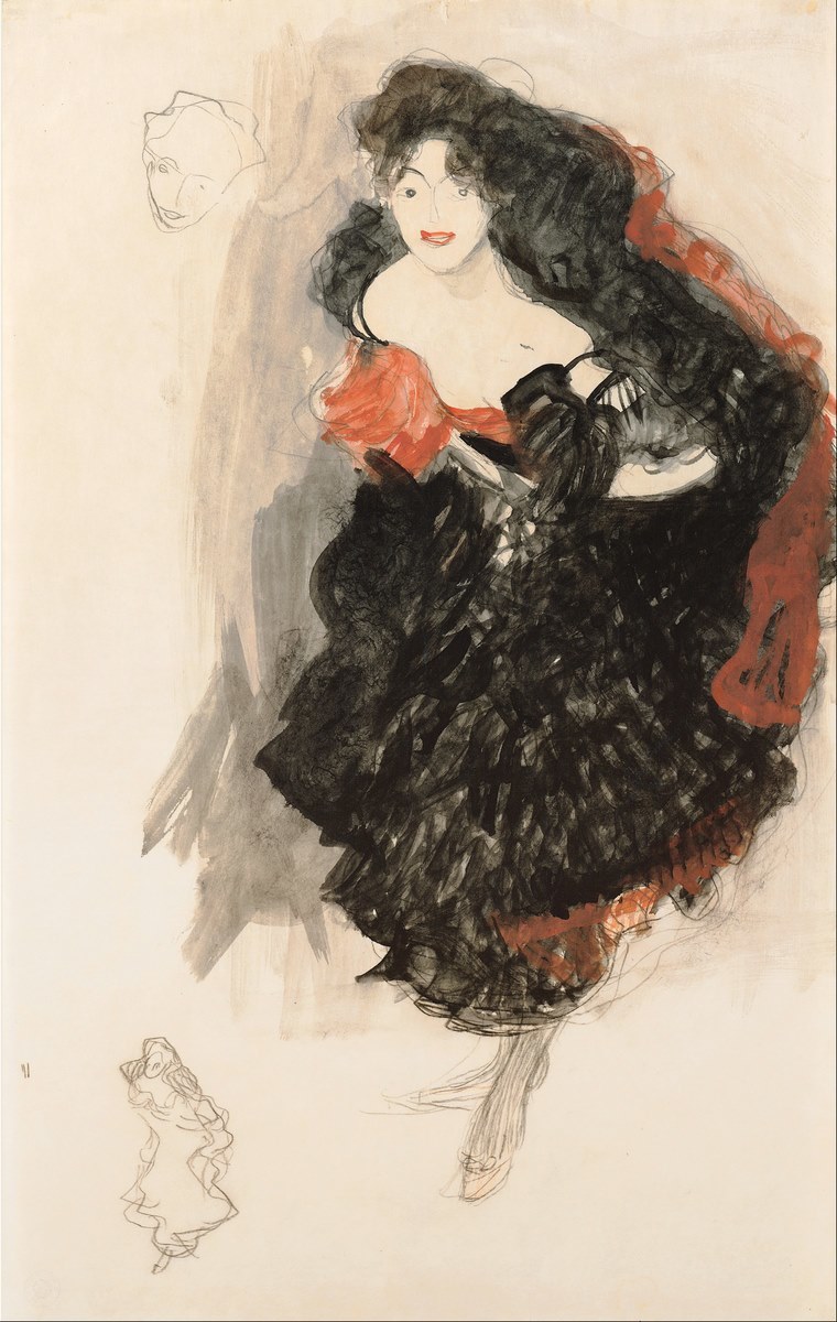 Drawings - Study for Judith II