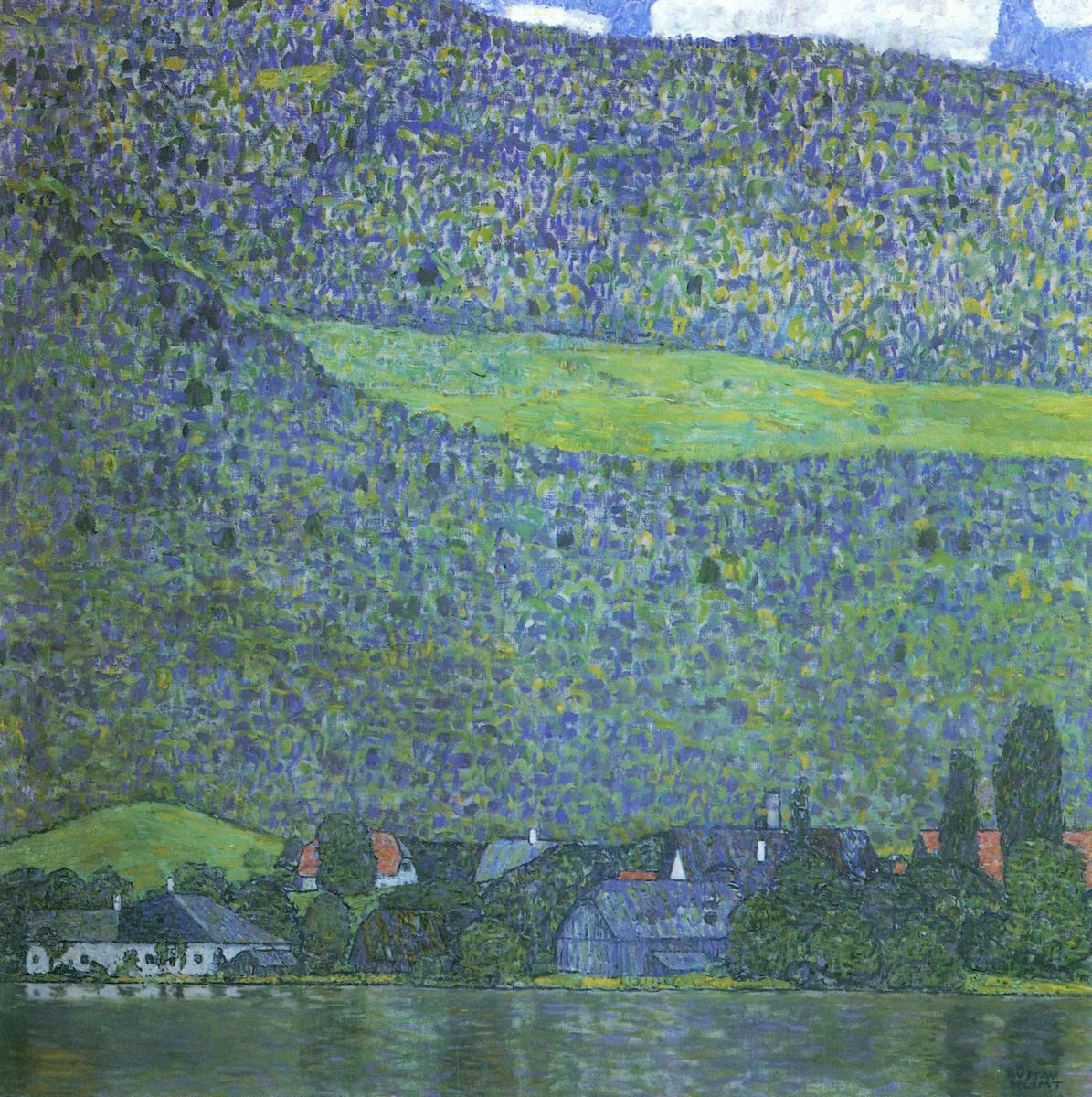 Landscape - Unterbach am Attersee, 1915