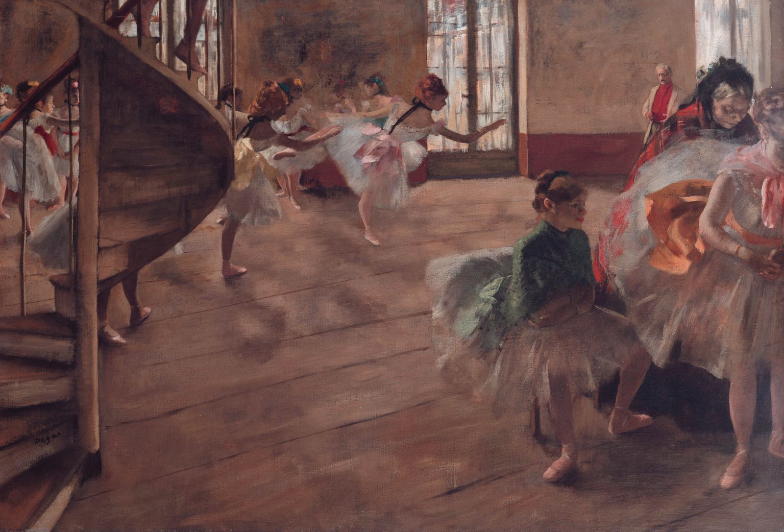 Dancers (74) - The Rehearsal, c. 1874