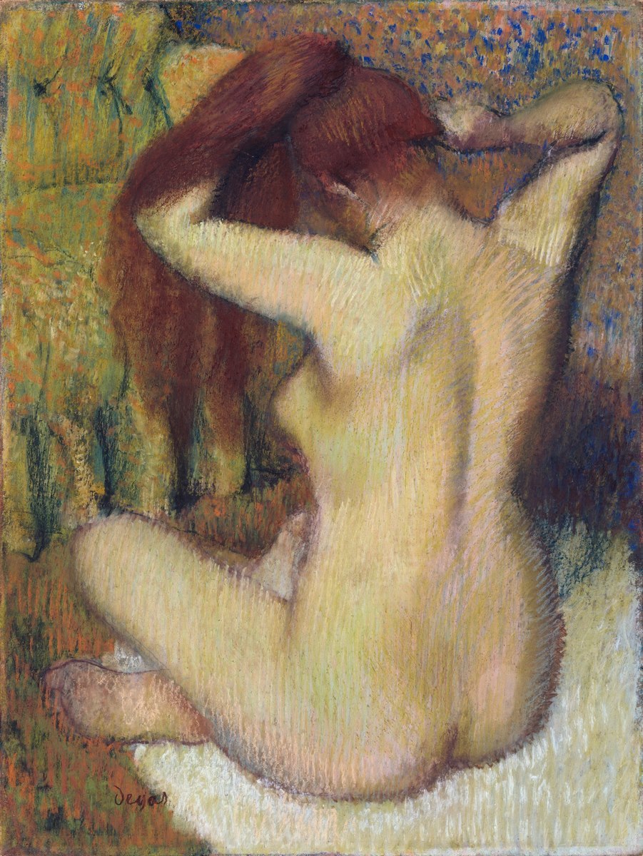 Woman Combing Her Hair, c. 1890