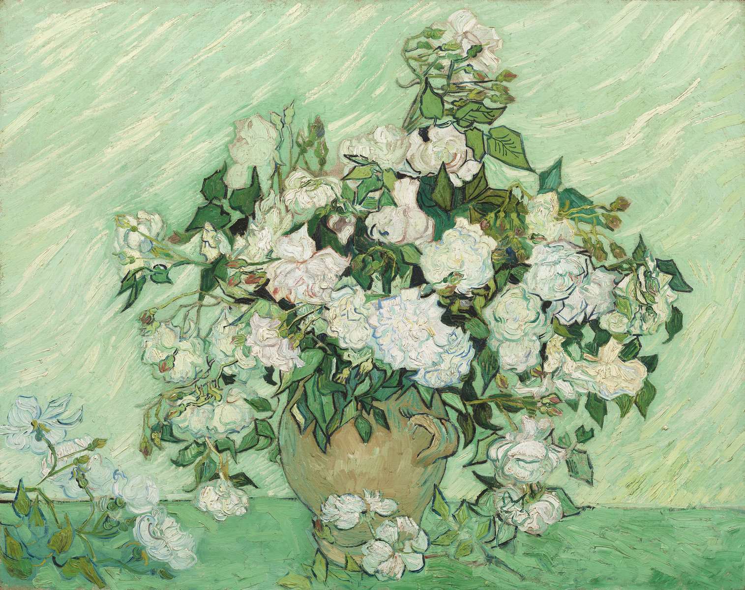 Flower (28) - Vase with Pink Roses