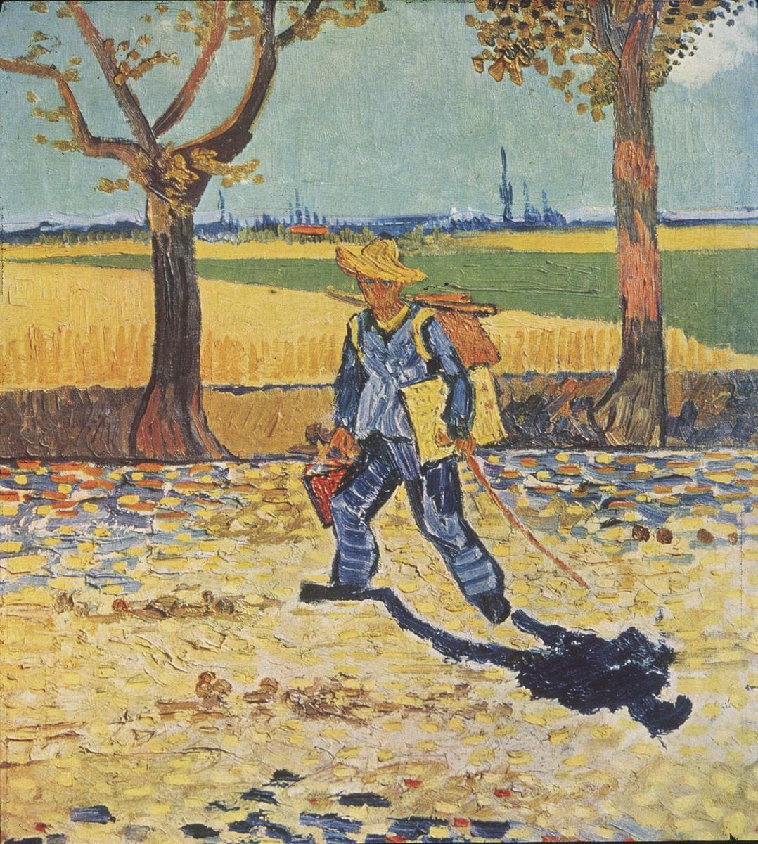 Painter on His Way to Work. Arles, August 1888
