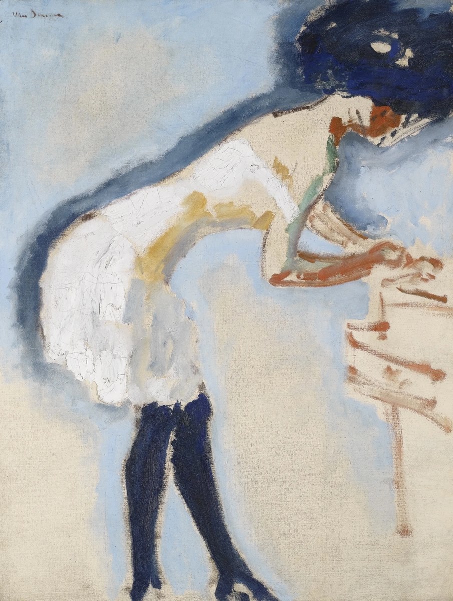 Femme a la toilette