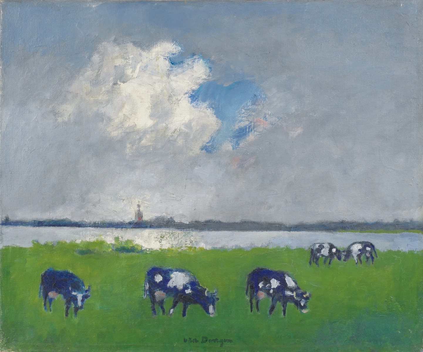 Paysage rural en Hollande