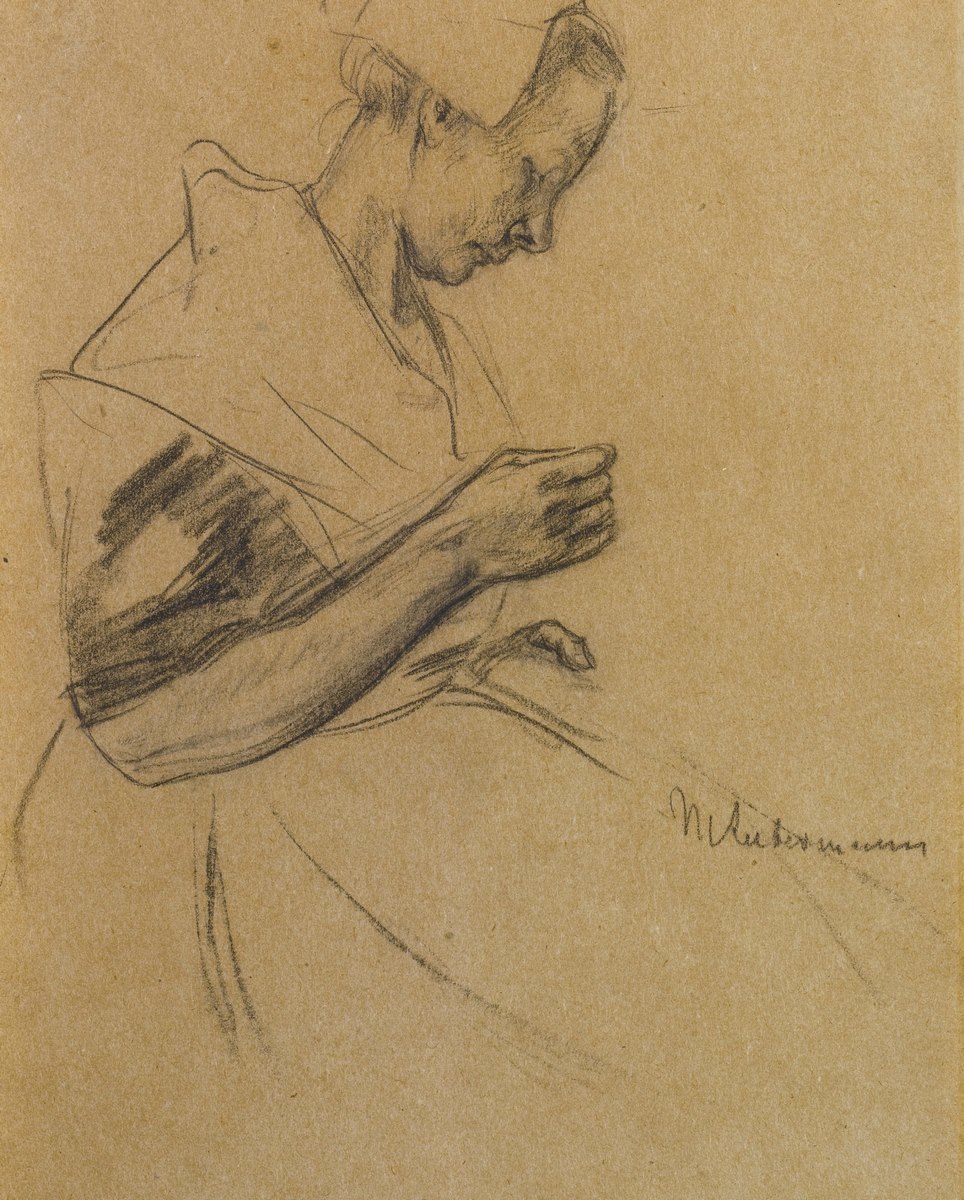 Girl Sewing