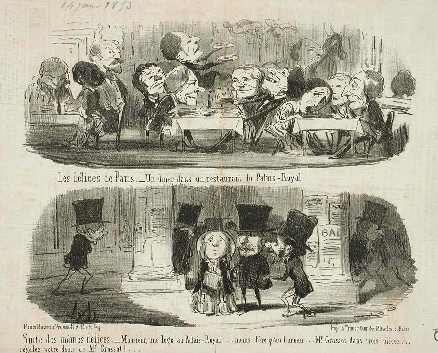 Les Delices de Paris - Une diner au restaurant de Palais-Royal