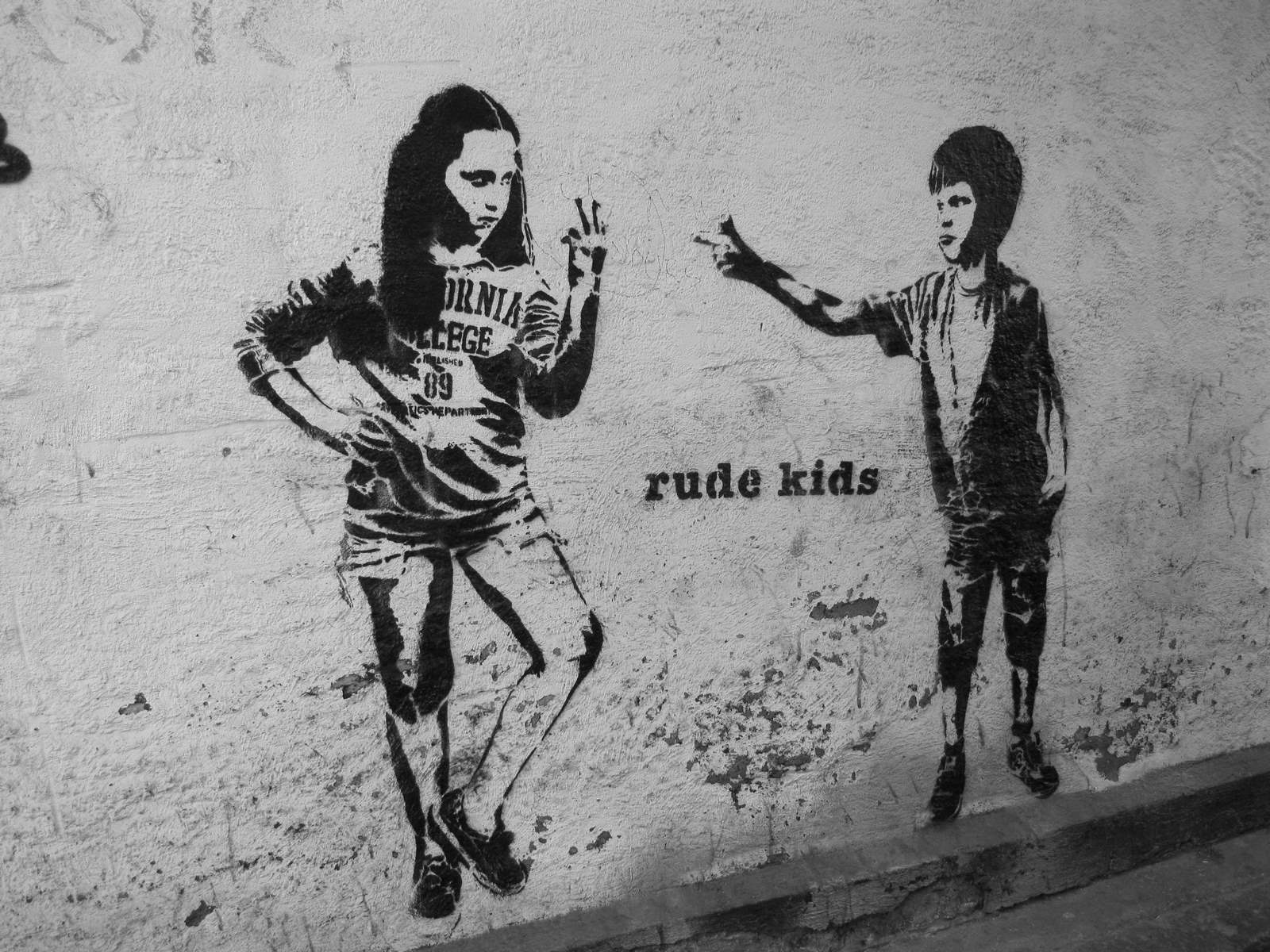 Rude kids