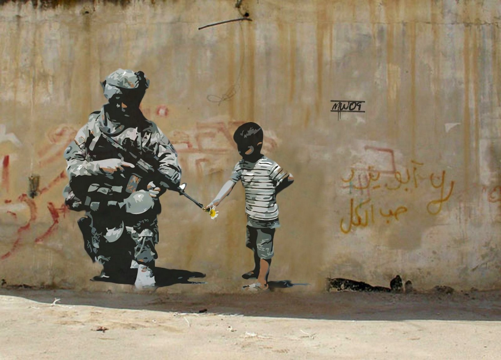 Soldier Gun Flower Boy