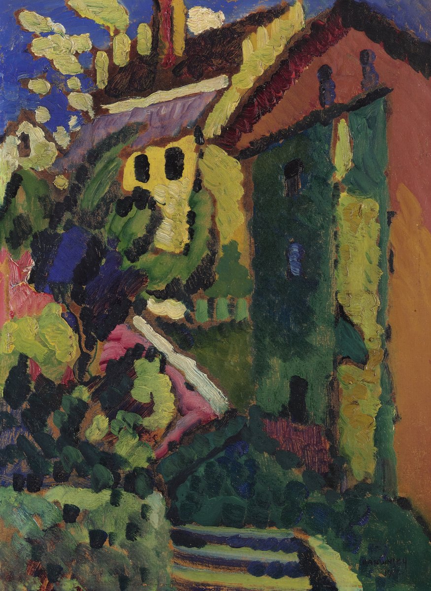 Steps to the Castle, 1909