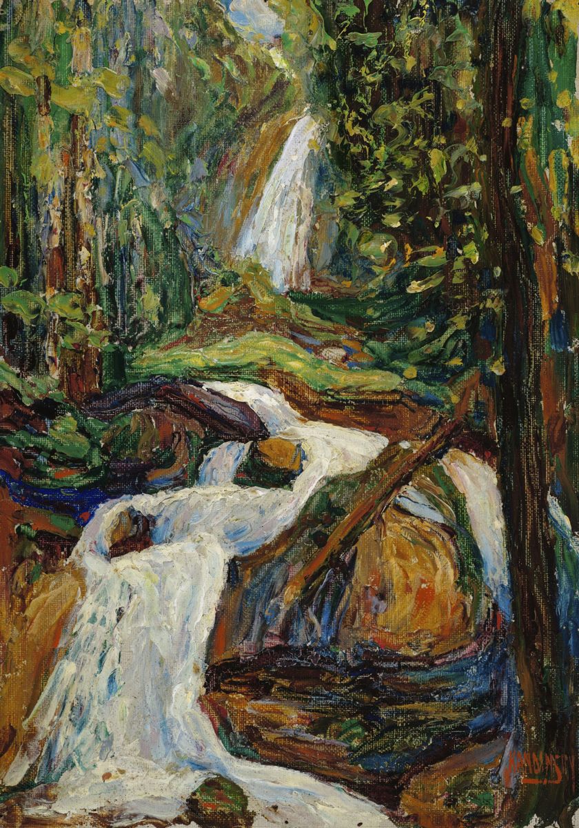 Wasserfall I, 1900