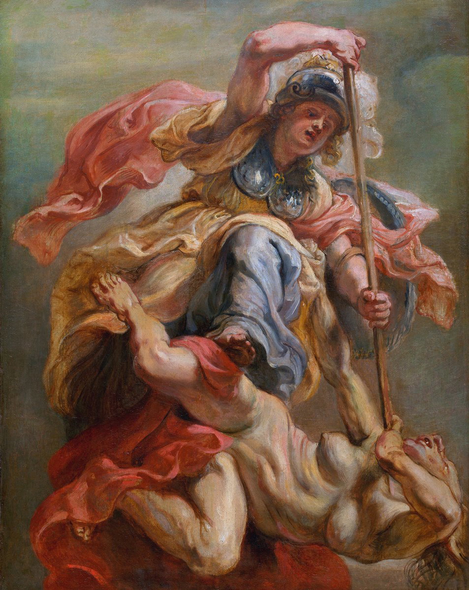 Minerva slaying Discord