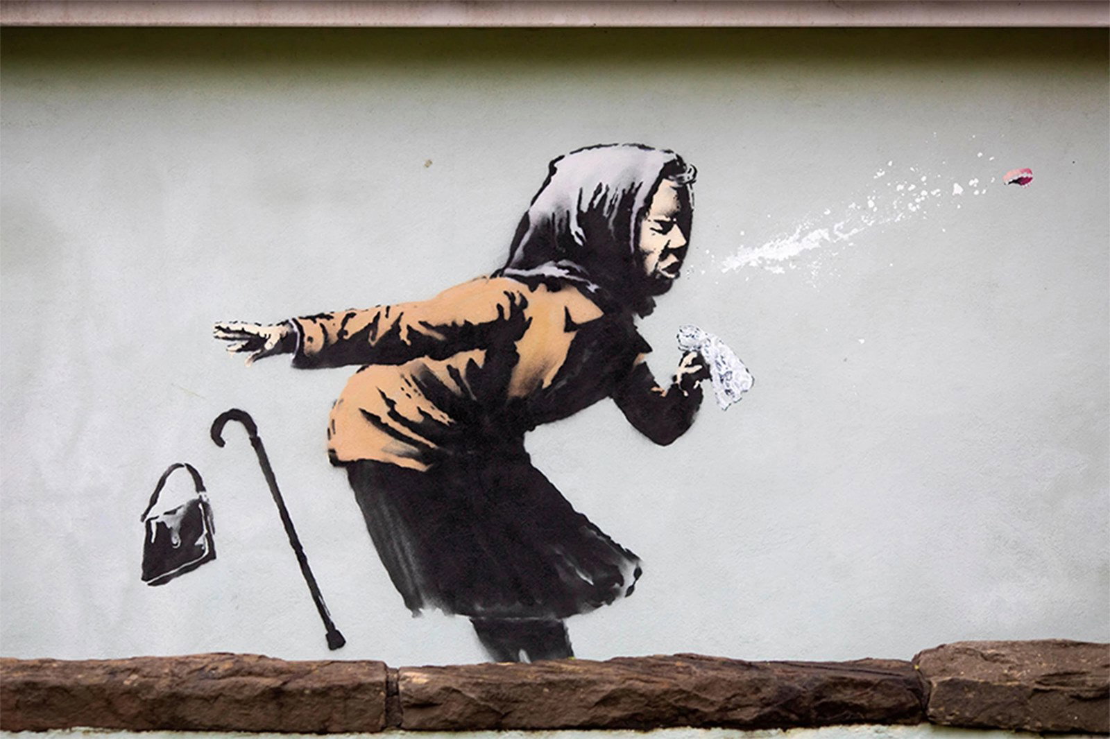 Sneezing woman