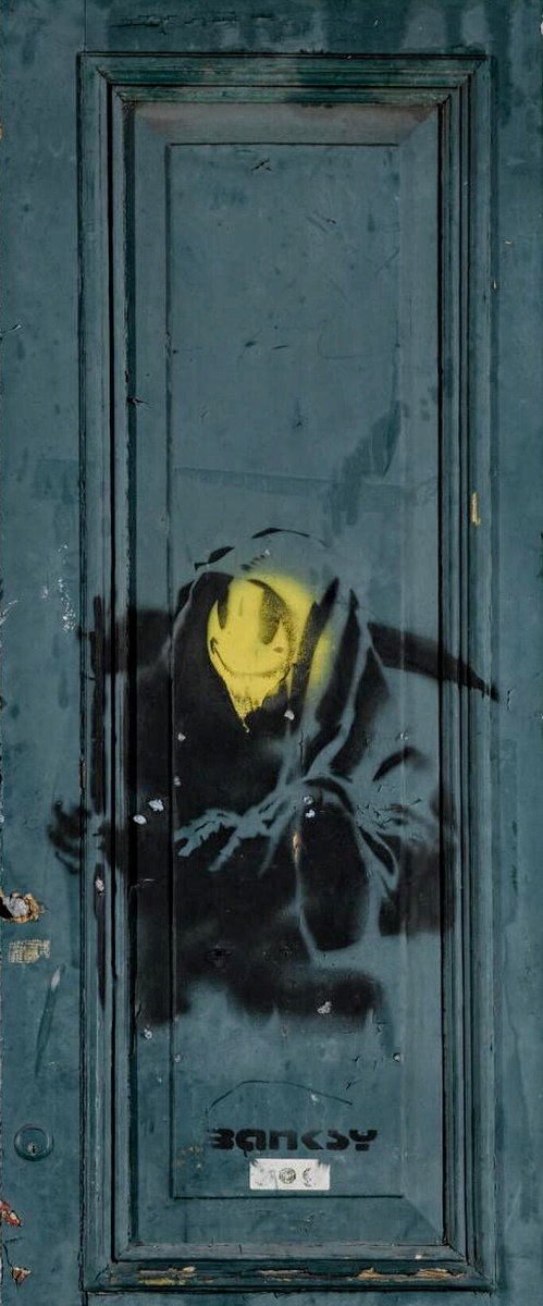 Grim Reaper on Door