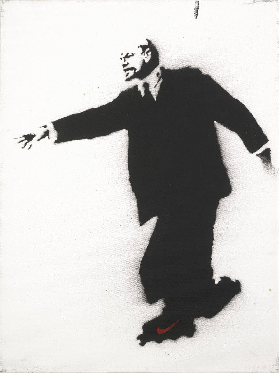 Lenin On Roller Skates (White)