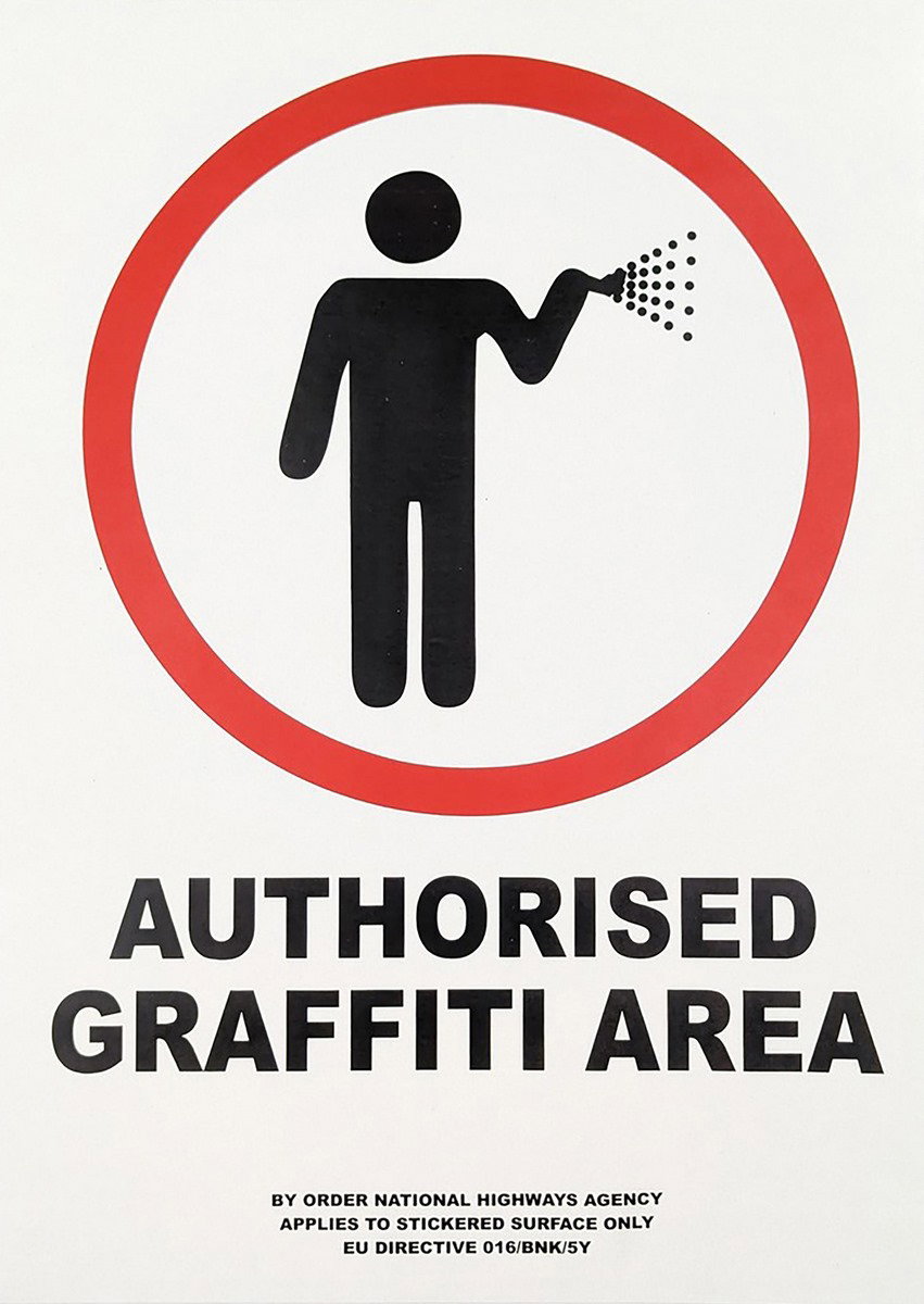 Authorised graffiti area
