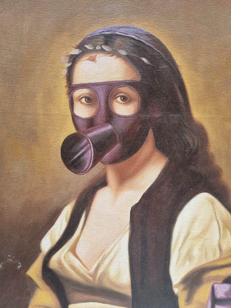 Woman with mask (2)