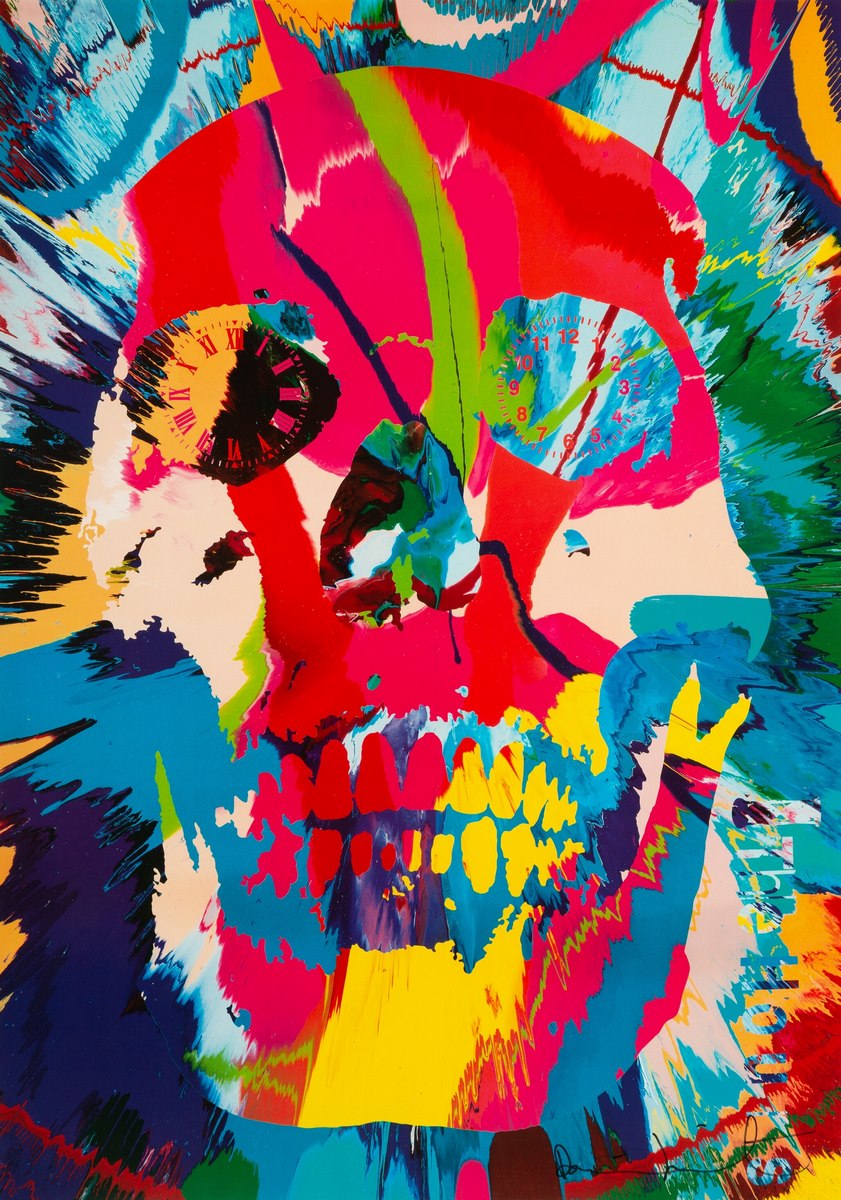 Skull (6) Beautiful Hours Spin Painting