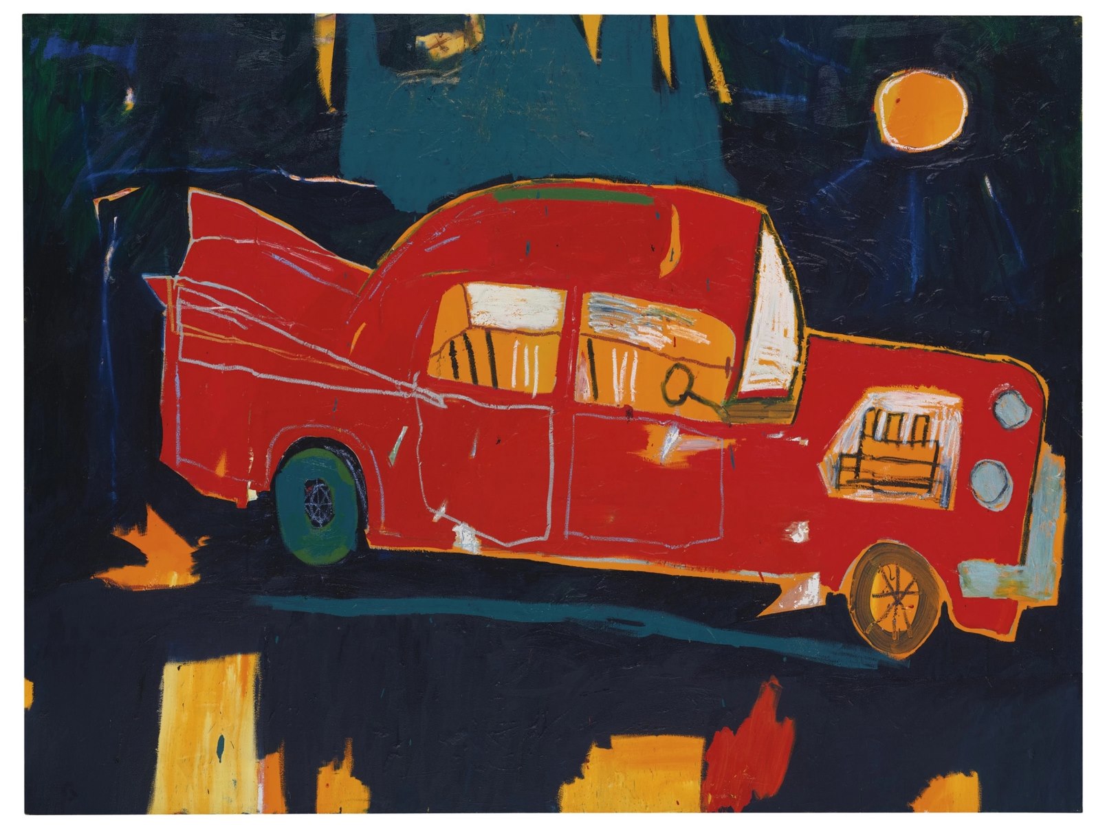 Rusting Red Car in Kuau