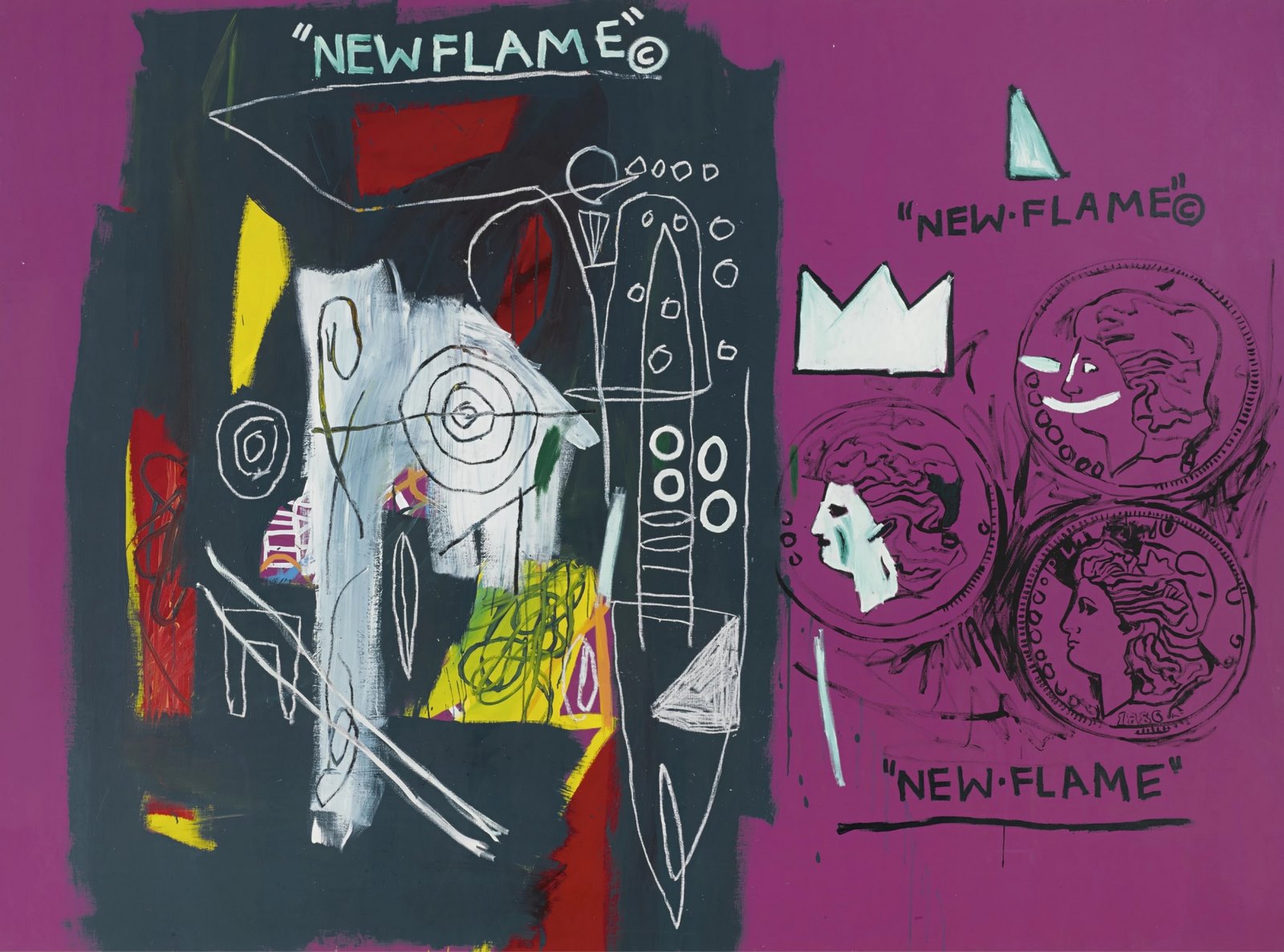 Warhol & Basquiat - New flame